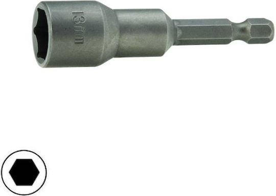 Magnetic Căpăcel Hexagonal cu Patrat de Prindere 1/4" Diametru 10mm 1buc