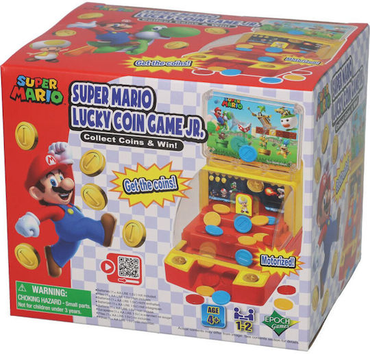 Board Game Super Mario Lucky Coin Game for 1-2 Players 4+ Years Old (EN) Epoch Toys