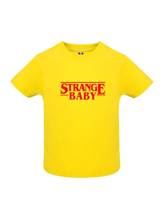 Kinder Shirt Kurzarm Zitrone Strange Things, Strange Baby