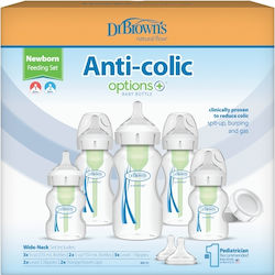 Dr. Brown's Plastic Bottle Set Anti-Colic with Silicone Nipple 1pcs