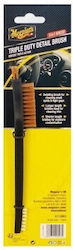 Meguiar's Triple Duty Brushes Cleaning for Interior Plastics - Dashboard Car 1pcs