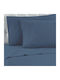 TnS Sheet King Size with Elastic 180x200+30cm. Blue Denim