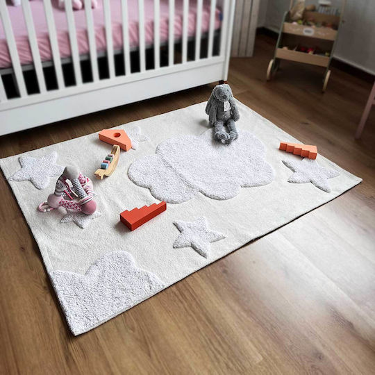 Baby Bliss Звезди Бял 100x140см