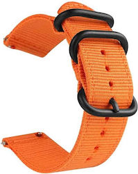 Edman Fabric Strap Orange 24mm