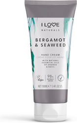 I Love Cosmetics Κρέμα Χεριών Bergamot & Seaweed 100ml