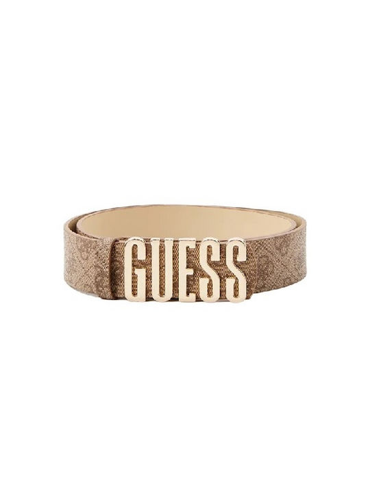 Guess Noelle Not Adjt Pant Belt Damengürtel Latte