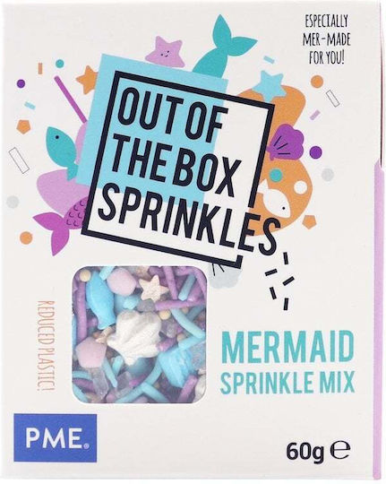 Dekorative Süßwaren Mermaid Pme Out Of The Box Mermaid Sprinkle Mix 60g