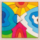 Ξύλινο Παιδικό Puzzle Σφηνώματα 26pcs Goki