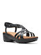 Clarks - Tuleah May Schwarzes Leder