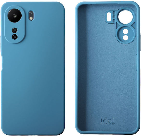 Idol 1991 Umschlag Rückseite Silikon Wasserdicht Blau (Redmi 13C / Poco C65 4G)