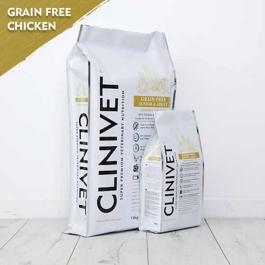 2kg Dry Food Grain-Free for Adult Dogs with Chicken, Tuna and Vegetables