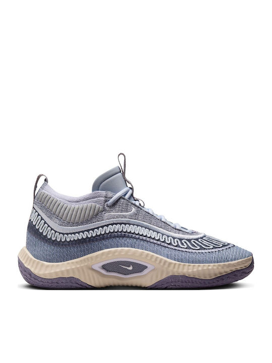 Nike Cosmic Unity 3 Ψηλά Μπασκετικά Παπούτσια Γκρι