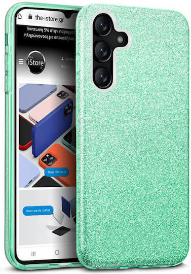Orso Hybrid Strass Back Cover Silicone Green (Galaxy A35)