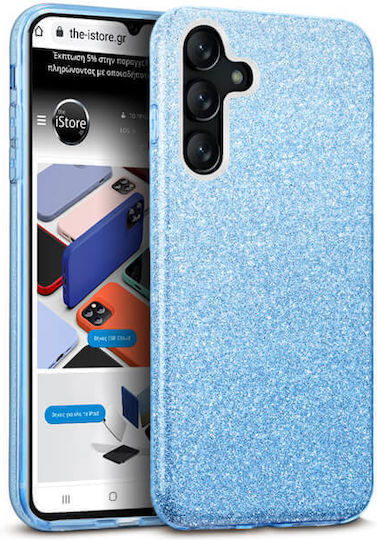 Orso Hybrid Strass Back Cover Silicone Blue (Galaxy A55)