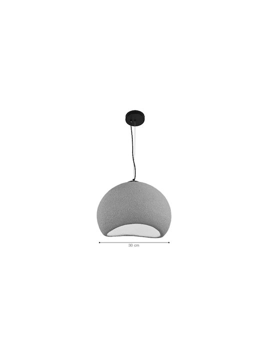 Inlight Pendant Light Single-Light for Socket E27 Gray