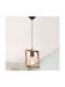 Pakketo Isolate Pendant Light Brown with Socket E27 18.5x27x24cm
