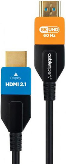Cablexpert High Speed HDMI 2.1 Ultra High Speed 48Gbps 4K 120Hz HDR VRR Cable HDMI male - HDMI male 5m Μαύρο