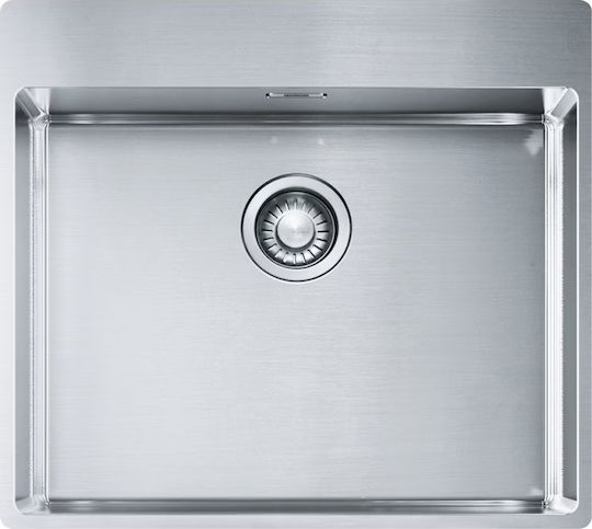 Franke Box Bxx 210-54 Tl Ένθετος Νεροχύτης Inox Μ57xΠ51cm Ασημί