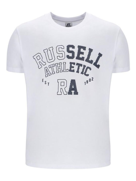Russell Athletic Bărbați T-shirt Sportiv cu Mân...