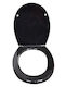 Plastic Toilet Seat Black