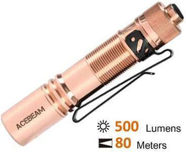 Acebeam Επαναφορτιζόμενος Φακός LED IP68 με Μέγιστη Φωτεινότητα 500lm Pokelit