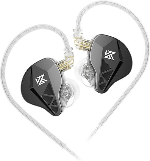 KZ In-ear headphones In Ear Black