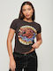 Superdry D3 Ovin Damen T-shirt Carbon Black