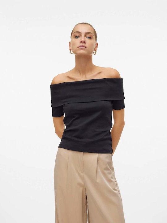 Vero Moda Women's Blouse Off-Shoulder Black