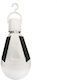 Eurolamp Κρεμαστό Ηλιακό Φωτιστικό 7W 630lm με Ψυχρό Λευκό Φως 6500K IP65