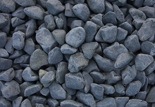 Schwarze Kiesel Dunkel 3-6cm Beutel 10kg