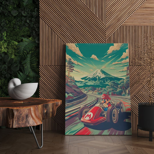 Super Mario Πίνακας σε Καμβά 65x95cm