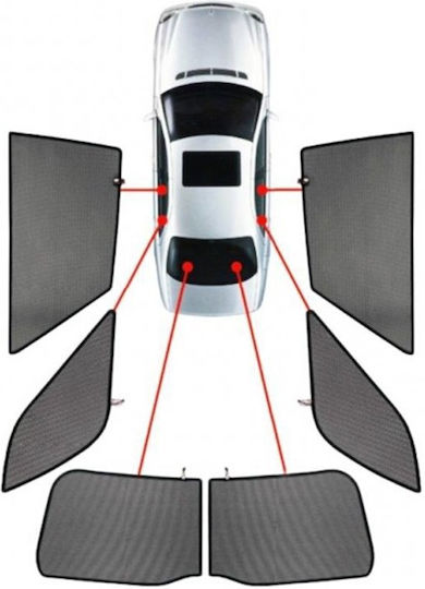 CarShades Κουρτινάκια Αυτοκινήτου για Citroen C4 Πεντάπορτο (5D) 6τμχ
