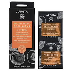 Apivita Express Beauty Apricot Scrub Προσώπου σε Gel για Kανονικές/Ξηρές Επιδερμίδες 2 x 16ml Apivita Express Beauty Apricot Scrub Προσώπου σε Gel για Kανονικές/Ξηρές Επιδερμίδες 2 x 16ml