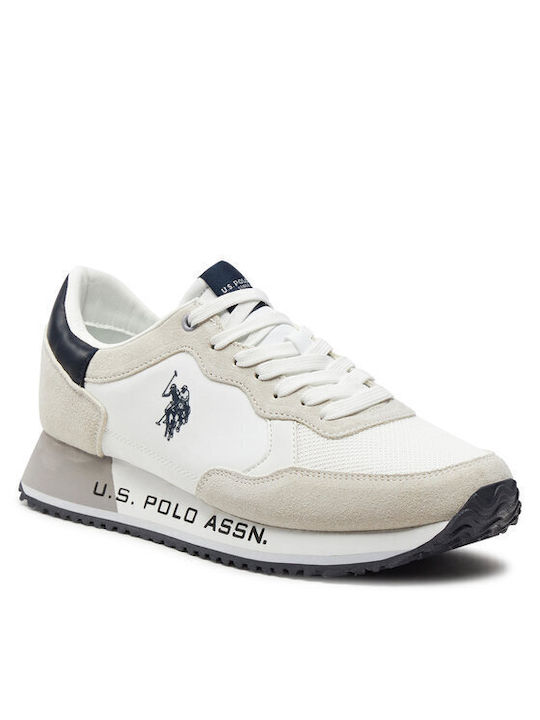 U.S. Polo Assn. Ανδρικά Sneakers Λευκό