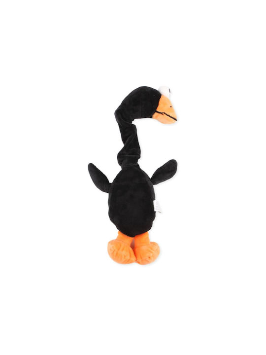 Animal Plush Toy Dog with Sound 33εκ. Black 1pcs
