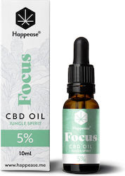 Happease 5% Cbd Oil – Focus – Jungle Spirit 10ml
