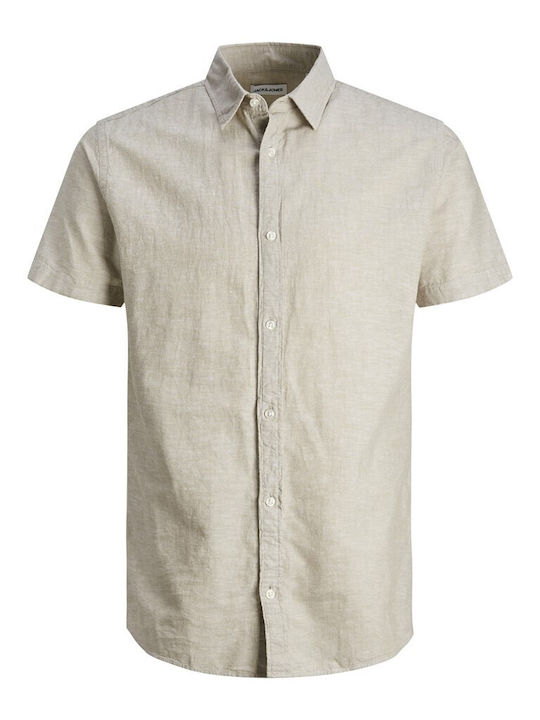 Jack & Jones Kids Linen Shirt Beige