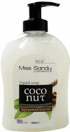 Miss Sandy Coconut Κρεμοσάπουνο Με Άρωμα Καρύδας 300ml