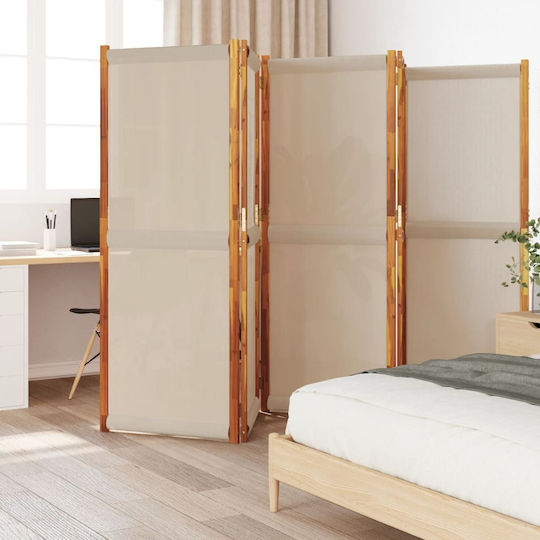 vidaXL Decorativ Paravan Lemn 250x180cm