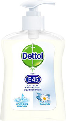 Dettol E45 Creme Seife Kamille mit Pumpe 250ml