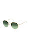 Ray Ban Sonnenbrillen mit Gold Rahmen und Grün Verlaufsfarbe Linse RB3565 001/BH