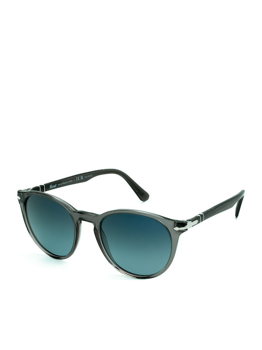Persol 3152s Unisex Sunglasses with Gray Plastic Frame and Blue