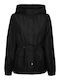 Vero Moda Women's Parka Jacket for Winter with Hood BLACK