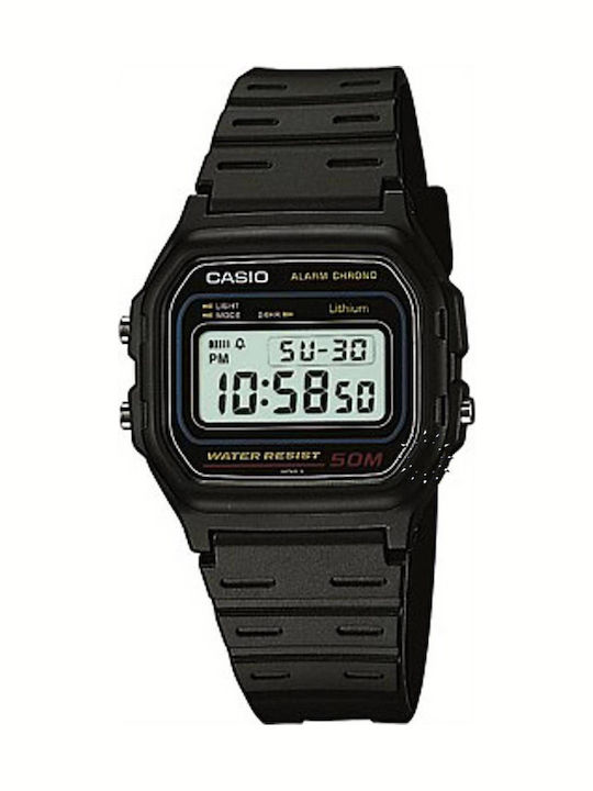 Casio Vintage Classic Digital Herrenuhr 34mm Batterie mit Schwarz