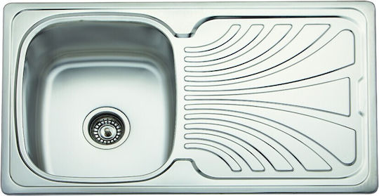 Eco 33150046 Ένθετος Inox Μ86xΠ50cm Ασημί