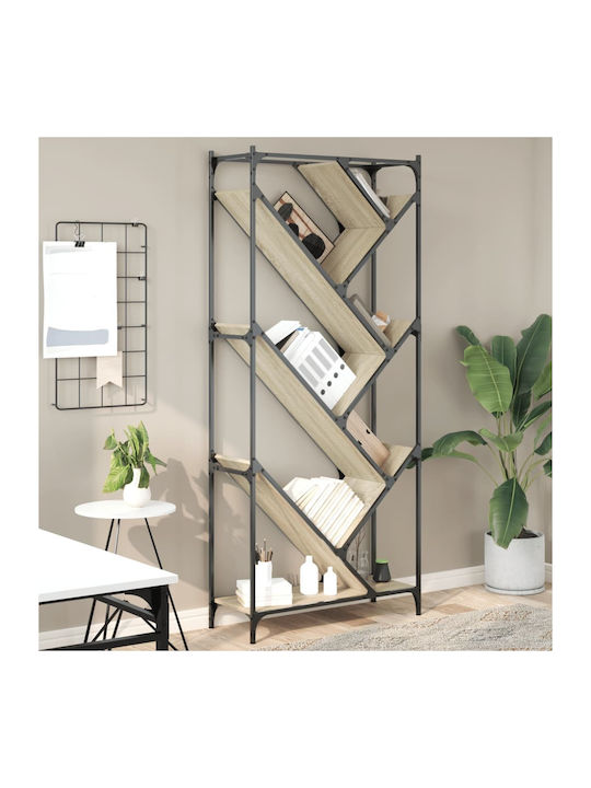 Bücherschrank Sonoma Eiche 79x30x180cm