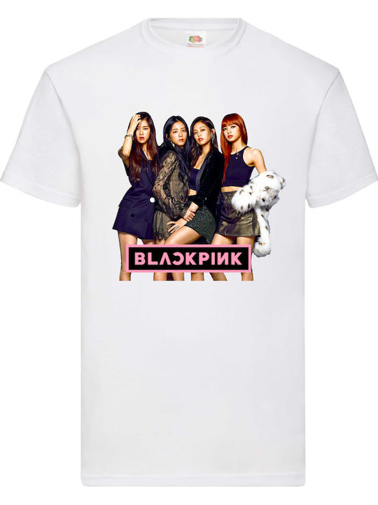 Fruit of the Loom Blackpink T-shirt White Cotton