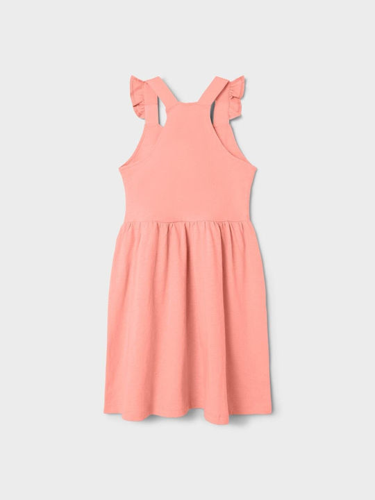 Rochie fără mâneci Name It Peach