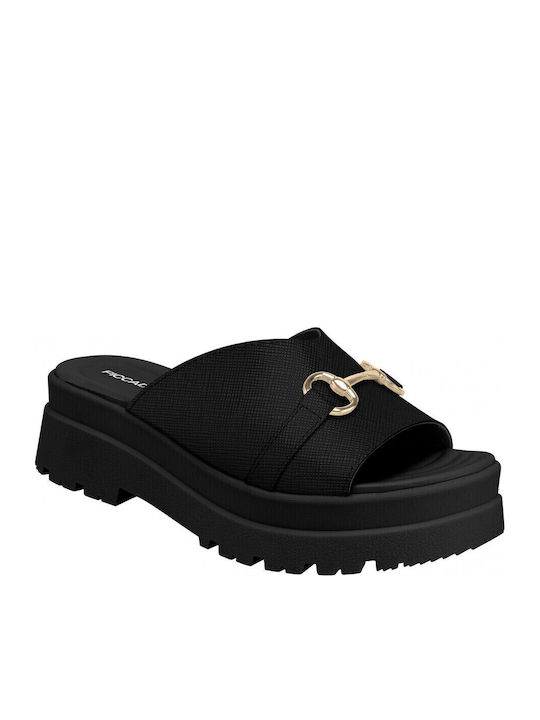 Γυναικεία Σανδάλια Flatforms Μαύρα