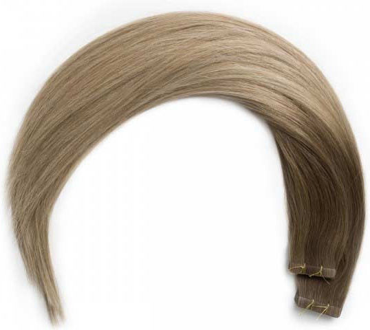 Seamless1 Αυτοκόλλητο Extension με Φυσική Τρίχα Ρεμί 55cm Coffee N Cream Ultimate Range 20τμχ